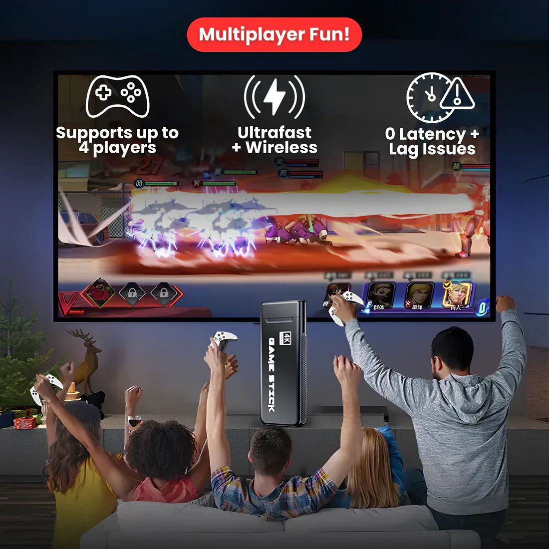 WIRELESS RETRO GAMING CONSOLE 60,000+ LICENSED GAMES